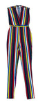 Striped Open Front Pants