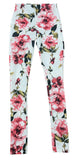 Floral Pink & White Pants Sets