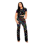 Two Piece Print Women Set