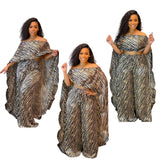 Women Fashion Zebra Print Set