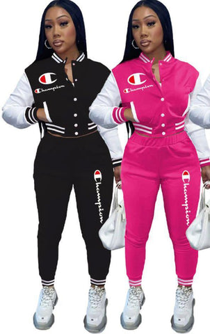 Women Two Piece Set Sweat Suit